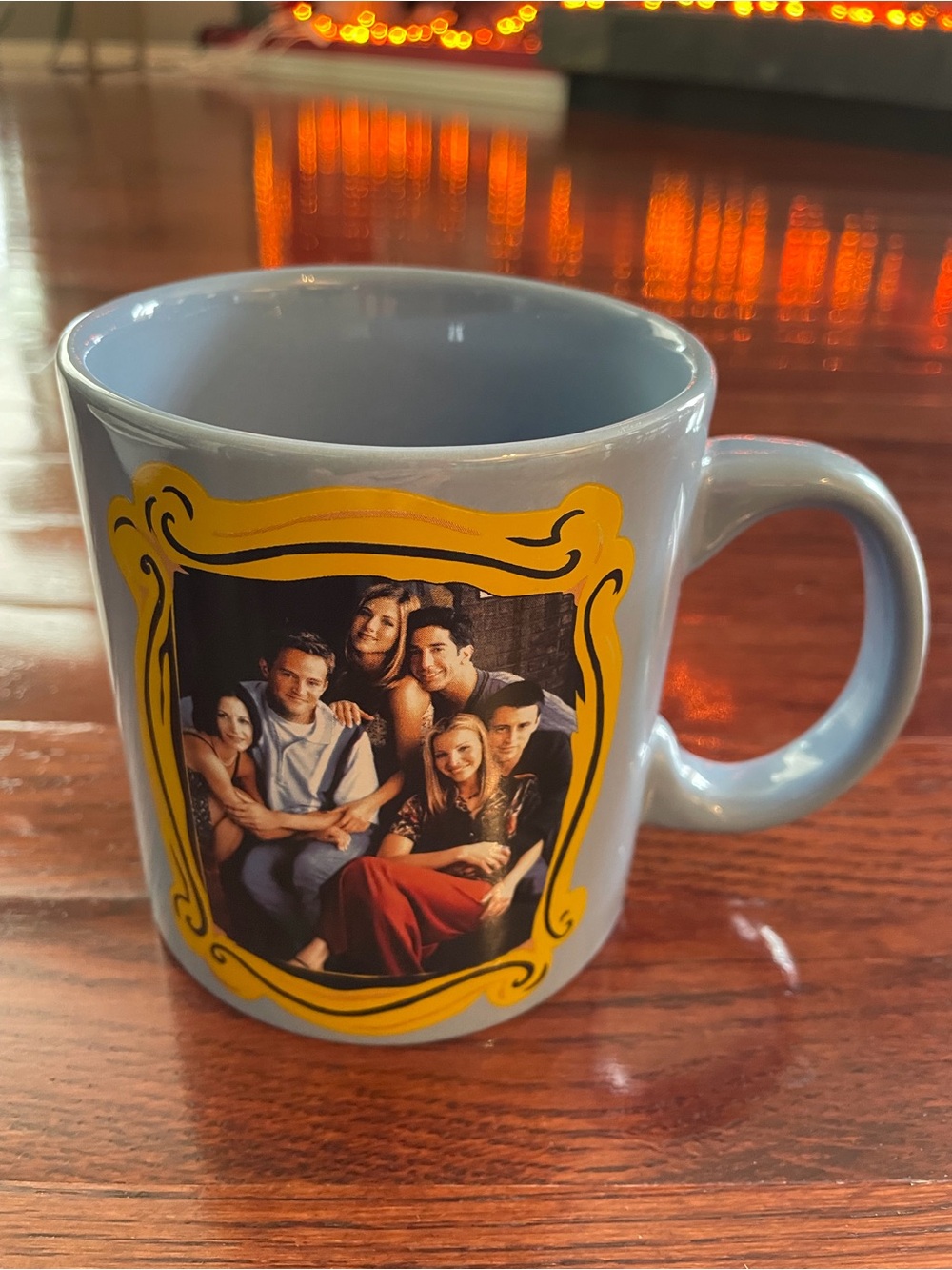 Silver Buffalo Friends Group in Monicaโs Picture Frame 20 Oz Ceramic Mug